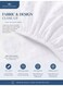 3-Piece Printed Microfiber Fitted Bedsheet Set Queen Size with 2 Pillow Covers, Mini Check Print, Deep Pocket, Breathable &amp; Fade Resistant