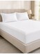 3-Piece Printed Microfiber Fitted Bedsheet Set King Size with 2 Pillow Covers, Mini Check Print, Deep Pocket, Breathable &amp; Fade Resistant