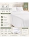 3-Piece Printed Microfiber Flat Bedsheet Set Single Size with 2 Pillow Covers, Mini Check Print, Ultra Soft, Breathable &amp; Fade Resistant
