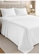 3-Piece Printed Microfiber Flat Bedsheet Set Single Size with 2 Pillow Covers, Mini Check Print, Ultra Soft, Breathable &amp; Fade Resistant