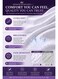 6-Piece Printed Microfiber Bedsheet Set Queen Size with Mini Check Print Fitted Sheet, Flat Sheet &amp; 4 Pillow Covers, Deep Pocket &amp; Hotel Quality Comfort