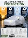 Jetour T2 Car Cover, Waterproof 210D Oxford Cloth Full SUV Car Cover with UV Protection, Windproof Straps &amp; Zipper Door