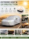 Jetour T2 Car Cover, Waterproof 210D Oxford Cloth Full SUV Car Cover with UV Protection, Windproof Straps &amp; Zipper Door