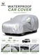 Jetour T2 Car Cover, Waterproof 210D Oxford Cloth Full SUV Car Cover with UV Protection, Windproof Straps &amp; Zipper Door