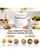 Electric Hot Pot 1.5L Ramen &amp; Noodle Cooker with Lid and Steamer, Non-Stick Mini Hotpot for Dorm &amp; Home

