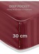 4-Piece Luxury King Size Striped Bedding Set with Duvet Cover, Fitted Bed Sheet &amp; 2 Pillowcases, Hotel-Inspired Comfort