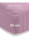 4-Piece Luxury King Size Striped Bedding Set with Duvet Cover, Fitted Bed Sheet &amp; 2 Pillowcases, Hotel-Inspired Comfort
