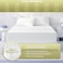 Waterproof Fitted Mattress Protector with Deep Pocket Featuring Absorbent Cotton Terry Surface, 160x200+30cm