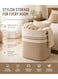 Large Cotton Rope Laundry Hamper &ndash; Collapsible Storage Basket with Handles for Clothes, Toys, Blankets &amp; Pillows (40.6 &times; 33 &times; 55.9 cm)