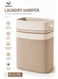 Large Cotton Rope Laundry Hamper &ndash; Collapsible Storage Basket with Handles for Clothes, Toys, Blankets &amp; Pillows (40.6 &times; 33 &times; 55.9 cm)
