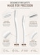 4-Piece Stainless Steel Eyebrow Trimmer Set &ndash; Precision Facial Hair Remover with Safety Blade Guard, Protective Caps &amp; Ergonomic Handle