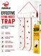 4 Meter Fly Sticker Roll Trap &ndash; Non-Toxic Sticky Glue Roll with Hanging Hooks for Flying Insects