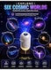 2-in-1 Galaxy Projector &amp; Night Light &ndash; HD Starry Sky Projector with 6 Projection Films &amp; 360&deg; Adjustable Design