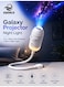 2-in-1 Galaxy Projector &amp; Night Light &ndash; HD Starry Sky Projector with 6 Projection Films &amp; 360&deg; Adjustable Design