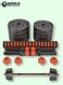 Adjustable 10kg Dumbbells &amp; Barbell Set &ndash; Home Gym Weightlifting Kit with Non-Slip Bars, Connector &amp; Weight Plates