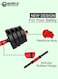 Adjustable 10kg Dumbbells &amp; Barbell Set &ndash; Home Gym Weightlifting Kit with Non-Slip Bars, Connector &amp; Weight Plates