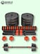 Adjustable 20kg Dumbbells &amp; Barbell Set &ndash; Home Gym Weightlifting Kit with Non-Slip Bars, Connector &amp; Weight Plates