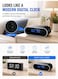Smart Clock Camera &ndash; WiFi HD 1080P Mini Wireless IP Camera with LED Digital Clock, Night Vision, Motion Detection &amp; Remote Viewing