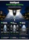 Solar LED Street Light with PIR Motion Sensor &ndash; Remote Control, 3 Lighting Modes, IP65 Waterproof Outdoor Security Light