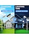 Solar LED Street Light with PIR Motion Sensor &ndash; Remote Control, 3 Lighting Modes, IP65 Waterproof Outdoor Security Light