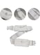 2-Piece Ihram Towel Set for Men with Belt Bag &ndash; Soft Absorbent Ahram/Ehram Towels for Hajj &amp; Umrah, White