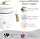 1.5L Electric Hot Pot with Steamer &ndash; Mini Non-Stick Ramen &amp; Shabu Shabu Cooker with Dual Power Settings, Ideal for Dorms &amp; Small Kitchens