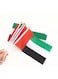 UAE Handheld Flags for National Day   30 x 20 cm Mini Flags with Stick   Emirati Flags for Home, Cars, Offices &amp; Schools   Pack of 50