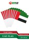 UAE Handheld Flags for National Day   30 x 20 cm Mini Flags with Stick   Emirati Flags for Home, Cars, Offices &amp; Schools   Pack of 50