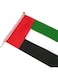 UAE Handheld Flags for National Day   30 x 20 cm Mini Flags with Stick   Emirati Flags for Home, Cars, Offices &amp; Schools   Pack of 12