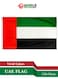 UAE Flag for Celebration &ndash; Large 150 x 90 cm Flag for National Day, Home, Office &amp; Event Decorations   Indoor &amp; Outdoor Use   Pack of 2