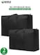 180L Extra Large Moving Bags, Heavy-Duty Foldable Waterproof Storage Totes with Strong Zippers &amp; Handles, Pack of 2