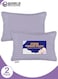 Pack of 2 Toddler Baby Sleeping Pillow, Soft Cotton Blend Cover with Polyester Filling, Perfect for Home &amp; Hotel Rooms, Lilac