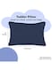 Pack of 2 Toddler Baby Sleeping Pillow, Soft Cotton Blend Cover with Polyester Filling, Perfect for Home &amp; Hotel Rooms, Navy Blue
