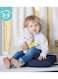 Pack of 2 Toddler Baby Sleeping Pillow, Soft Cotton Blend Cover with Polyester Filling, Perfect for Home &amp; Hotel Rooms, Navy Blue
