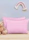 Pack of 2 Toddler Baby Sleeping Pillow, Soft Cotton Blend Cover with Polyester Filling, Perfect for Home &amp; Hotel Rooms, Pink