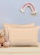 Pack of 2 Toddler Baby Sleeping Pillow, Soft Cotton Blend Cover with Polyester Filling, Perfect for Home &amp; Hotel Rooms, Cream