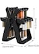 360&deg; Rotating Spice Rack with 18 Clear Jars   Space-Saving Countertop Organizer for Herbs &amp; Seasonings