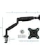 Single Monitor Arm Desk Mount with Gas Spring, Full Motion &amp; Height Adjustment, Fits 19&ndash;32 Inch Screens (Black)