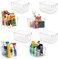 8Pcs Clear Plastic Storage Bins with Handles &ndash; BPA-Free Stackable Pantry &amp; Fridge Organizers for Kitchen, Cabinet, Bathroom &amp; More