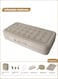 Portable Inflatable Air Mattress with Built-in Pump, Water-Resistant, Fast Inflation, Ideal for Camping, Travel &amp; Home, Single Size