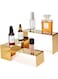 6 Pack Gold Acrylic Display Risers, 3 Sizes Jewelry &amp; Decorative Showcase Stands, Durable &amp; Elegant Plexiglass Display