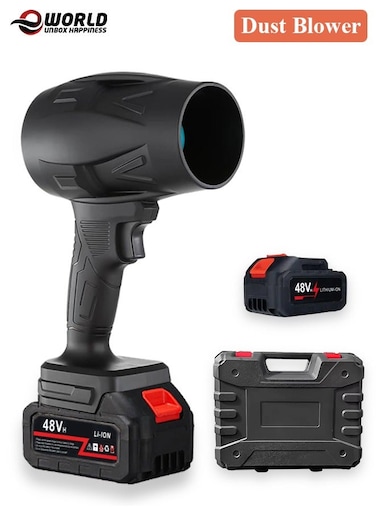 Cordless Leaf &amp; Dust Blower &ndash; Mini Handheld Turbo Air Blower with 3000mAh Battery, Portable for Keyboard, Car, Home &amp; Outdoor Cleaning