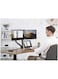 Premium Dual Monitor Desk Mount Stand &ndash; Adjustable Height, Swivel &amp; Full Motion &ndash; Fits 13&ndash;27 Inch LED/LCD Monitors