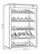 5-Layer Shoe Organizer Rack, Stylish Free-Standing Storage Cabinet with Open Shelves for Entryway &amp; Hallway, Grey