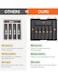 Expandable Silverware Drawer Organizer, Large Utensil Tray, BPA-Free Flatware &amp; Cutlery Holder, Sleek Black