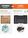 Expandable Silverware Drawer Organizer, Large Utensil Tray, BPA-Free Flatware &amp; Cutlery Holder, Sleek Black