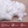 White Polyester Filling Fluffy High Resilience Stuffing for Cushions, Pillows, Teddy Bear and Toy Hypoallergenic Lofty Hollow Filling for Sofas and Bedding, 4Kg