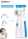 Portable Handheld Nebulizer Machine, Mini Ultrasonic Vaporizer with Adjustable Mist, Quiet &amp; Efficient for Adults &amp; Kids