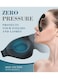 3D Contoured Sleep Mask for Women &amp; Men, Luxury Light-Blocking Eye Mask with Adjustable Strap &amp; Carry Pouch, Ideal for Travel &amp; Naps