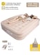 Portable Inflatable Double Air Mattress with Built-In Electric Pump, Water-Resistant Sleeping Pad for Home, Guests, Camping &amp; Travel &ndash; 198 &times; 180 &times; 40 cm
